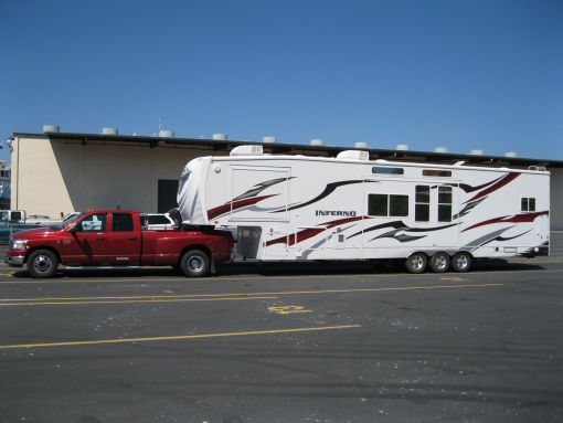 5th wheel trailer transport